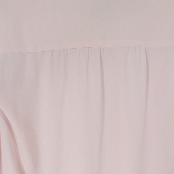 J. Jill Light Pink Women's Draped Sheer Blouse Size Small - Picture 4 of 8
